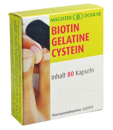 Doskar Biotin Gelatine Cystein Kapseln