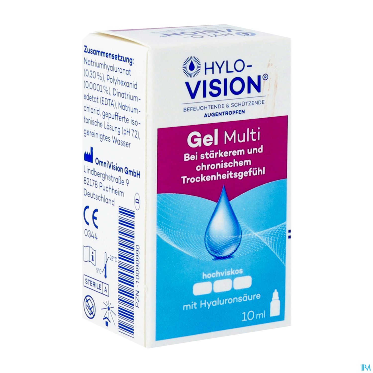 Augentropfen Hylo-vision Gel Multi 10ml 1st