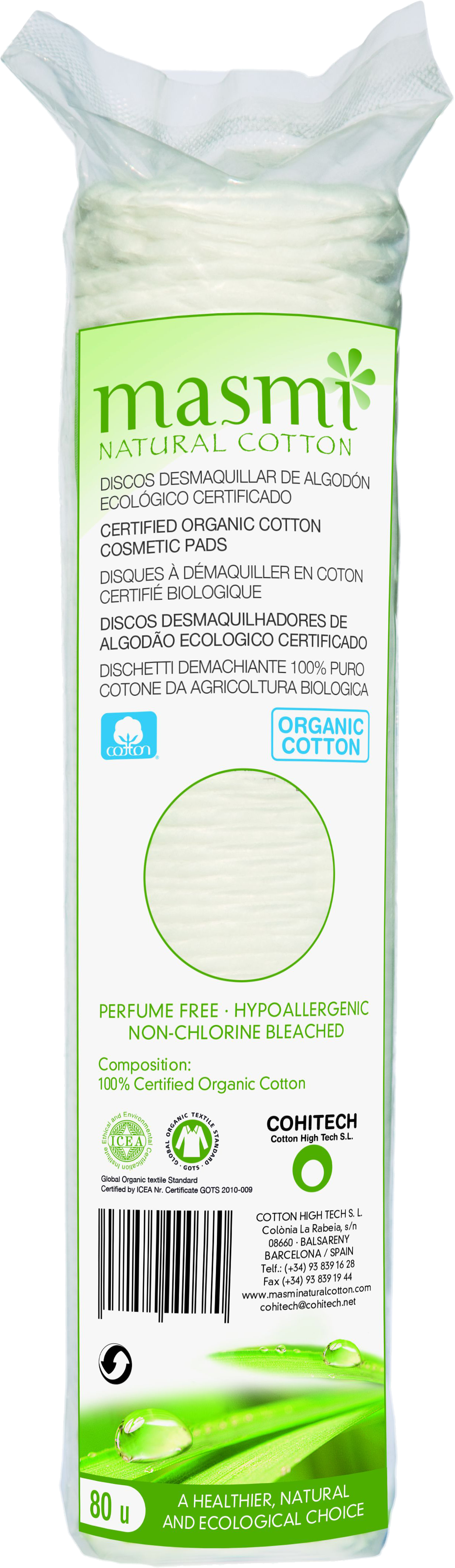 Masmi Organic Care - Bio Kosmetikpads