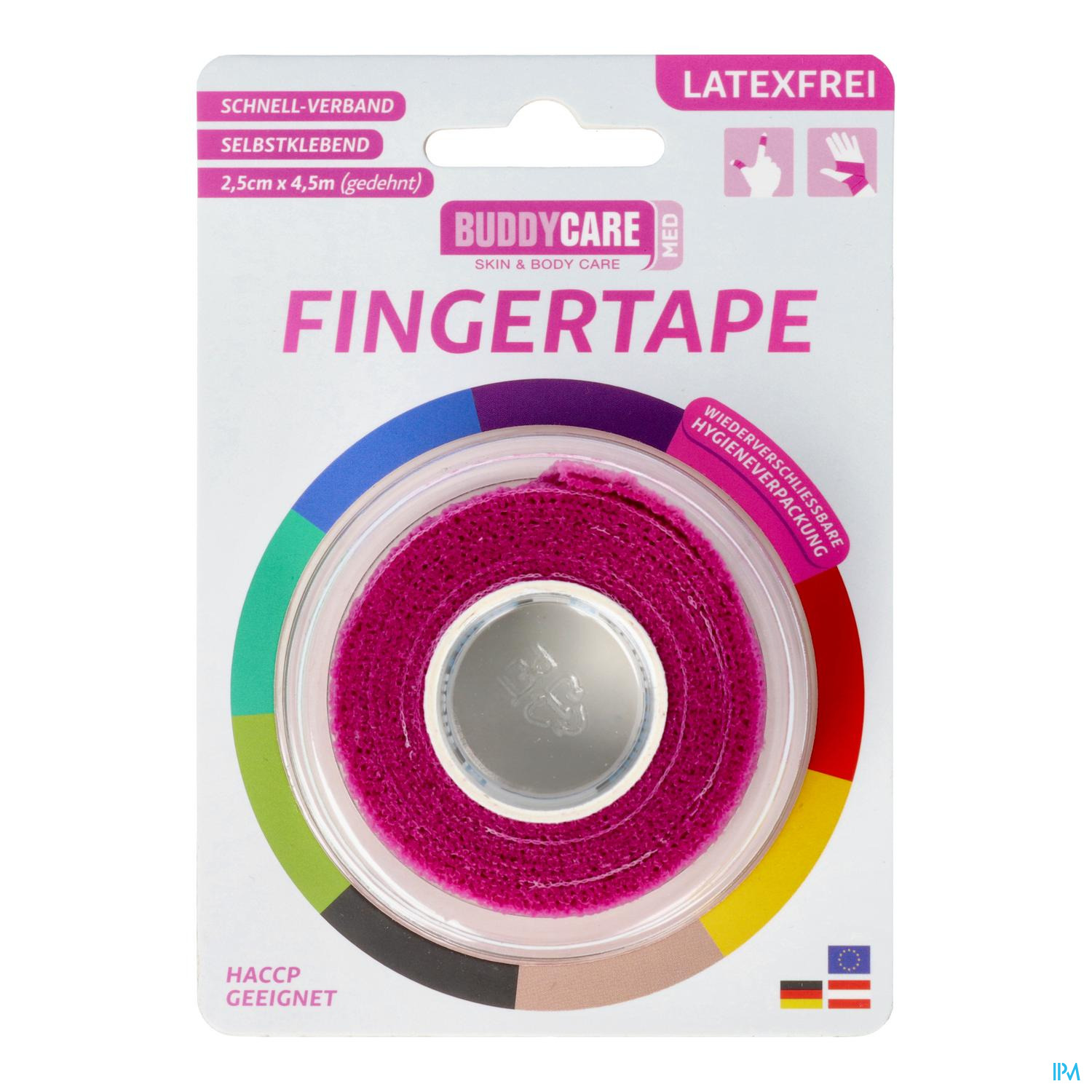 Buddycare Med Fingertape Pink