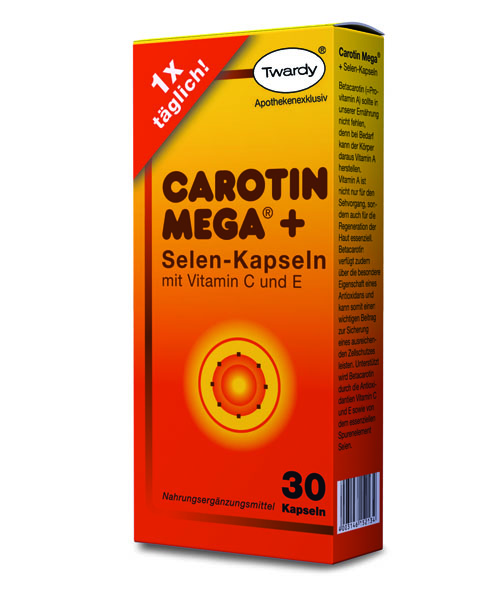 Carotin Mega®+Selen Kapseln