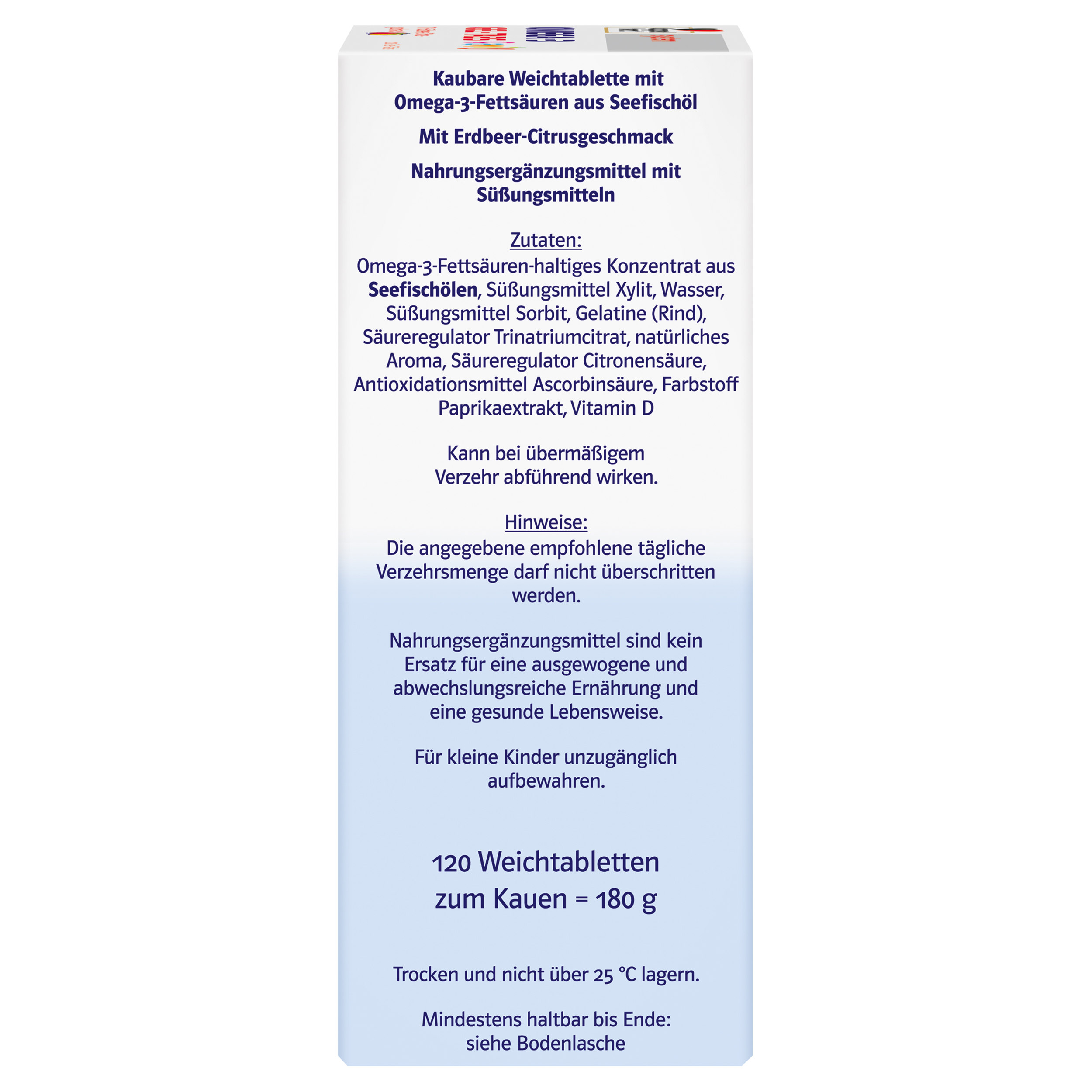 Doppelherz system OMEGA-3 family Gel-Tabs zum Kauen