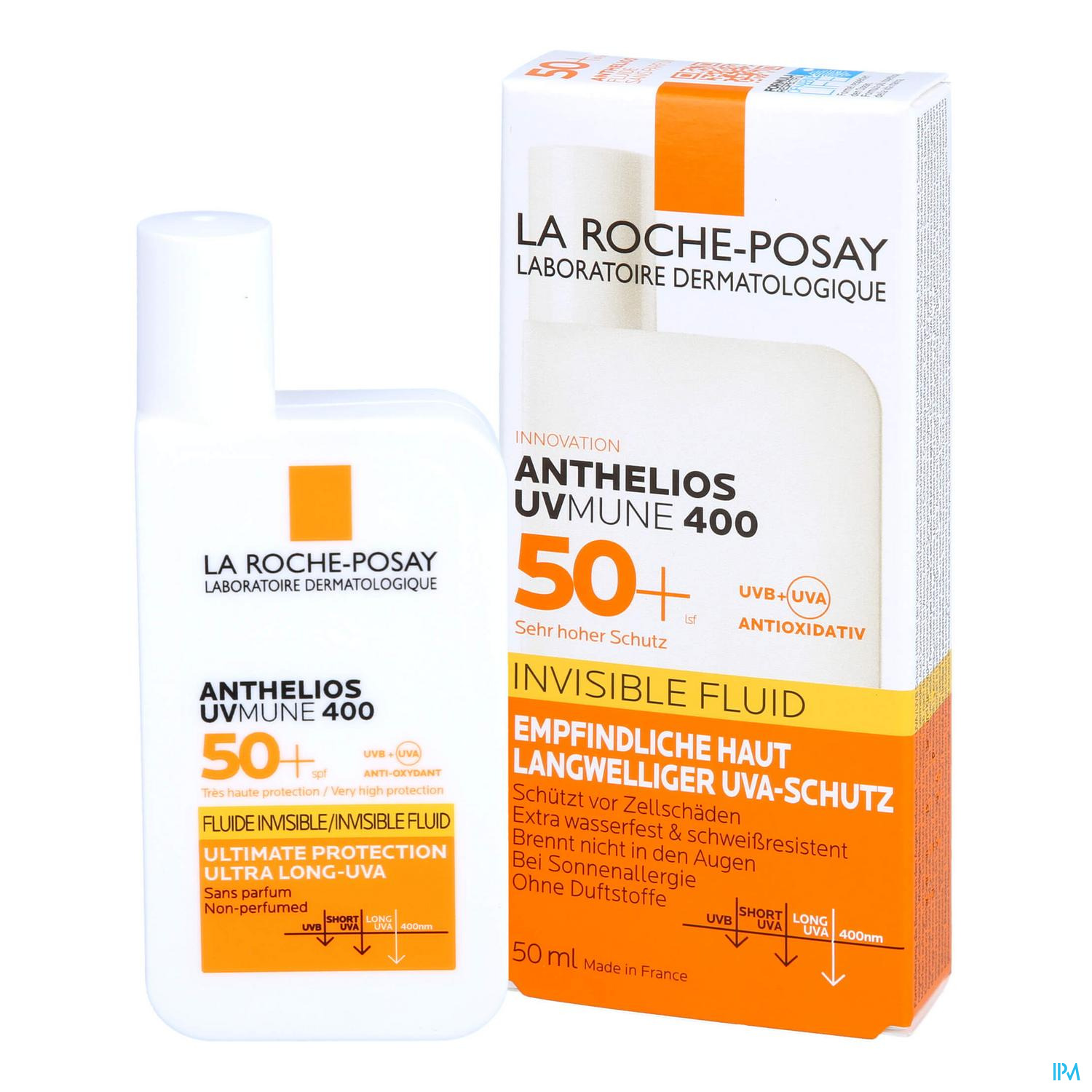 La Roche-Posay Anthelios Invisible Fluid UVMune 400 LSF 50+