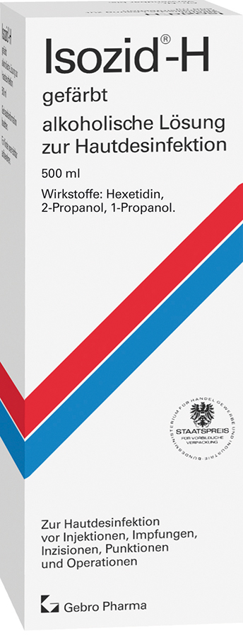 Isozid®-H gefärbt - alkoholische Lösung zur Hautdesinfektion