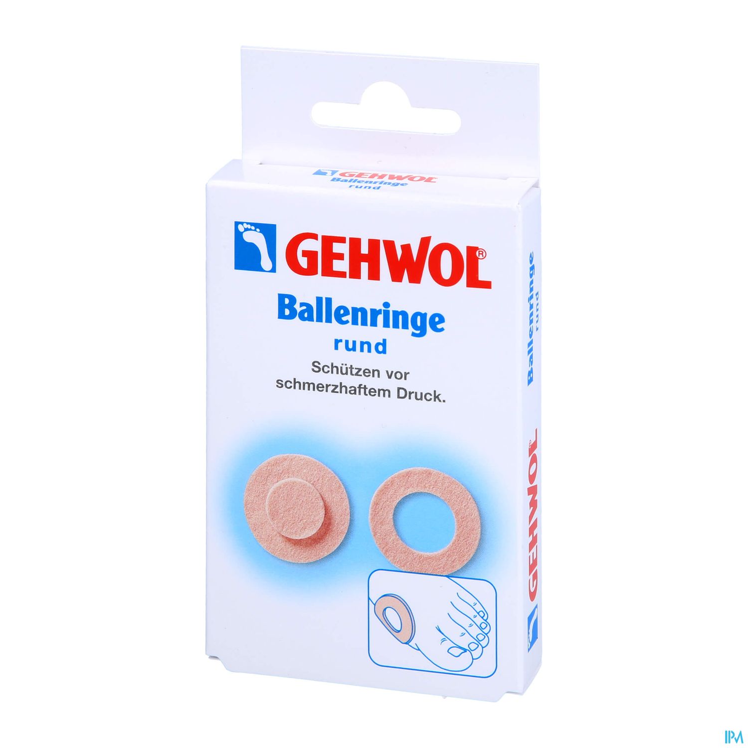 Gehwol Ballenringe Rund Nr 64153 6st
