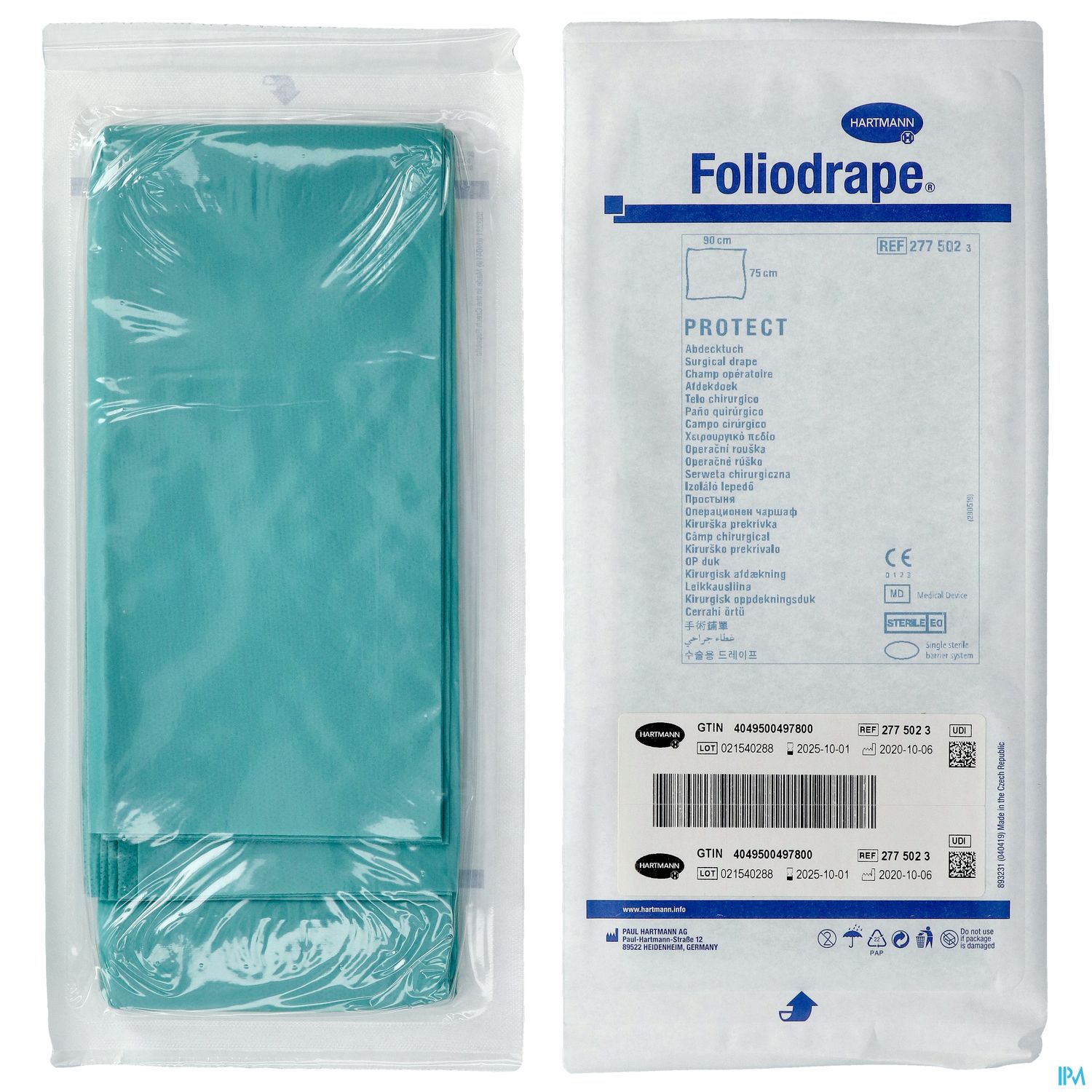 Abdecktuecher Foliodrape 75x 90cm 35st