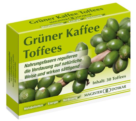 Grüner Kaffee - Toffees Doskar