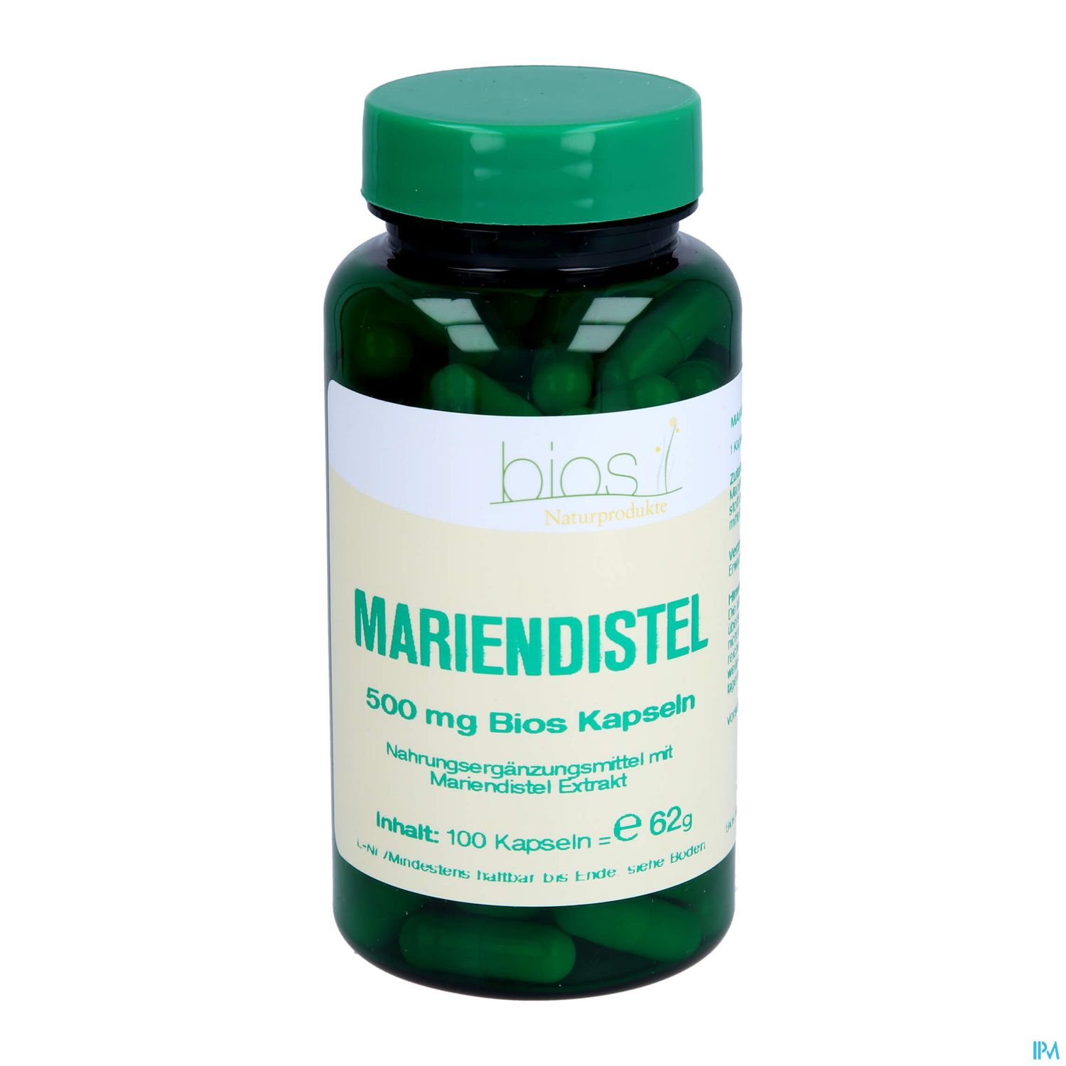 Bios Mariendistel 500mg 100 Kapseln