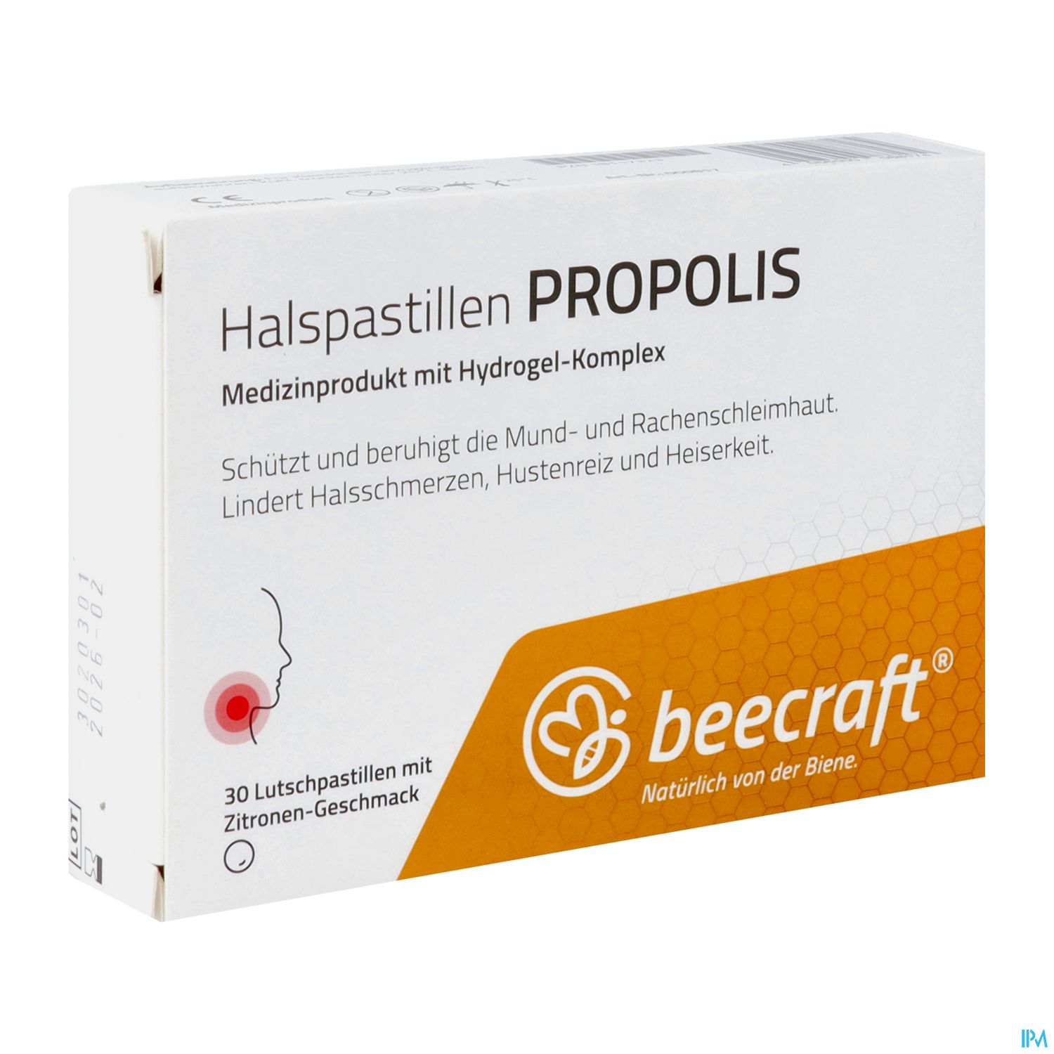 Propolis Beecraft Halspastillen 62011 30st