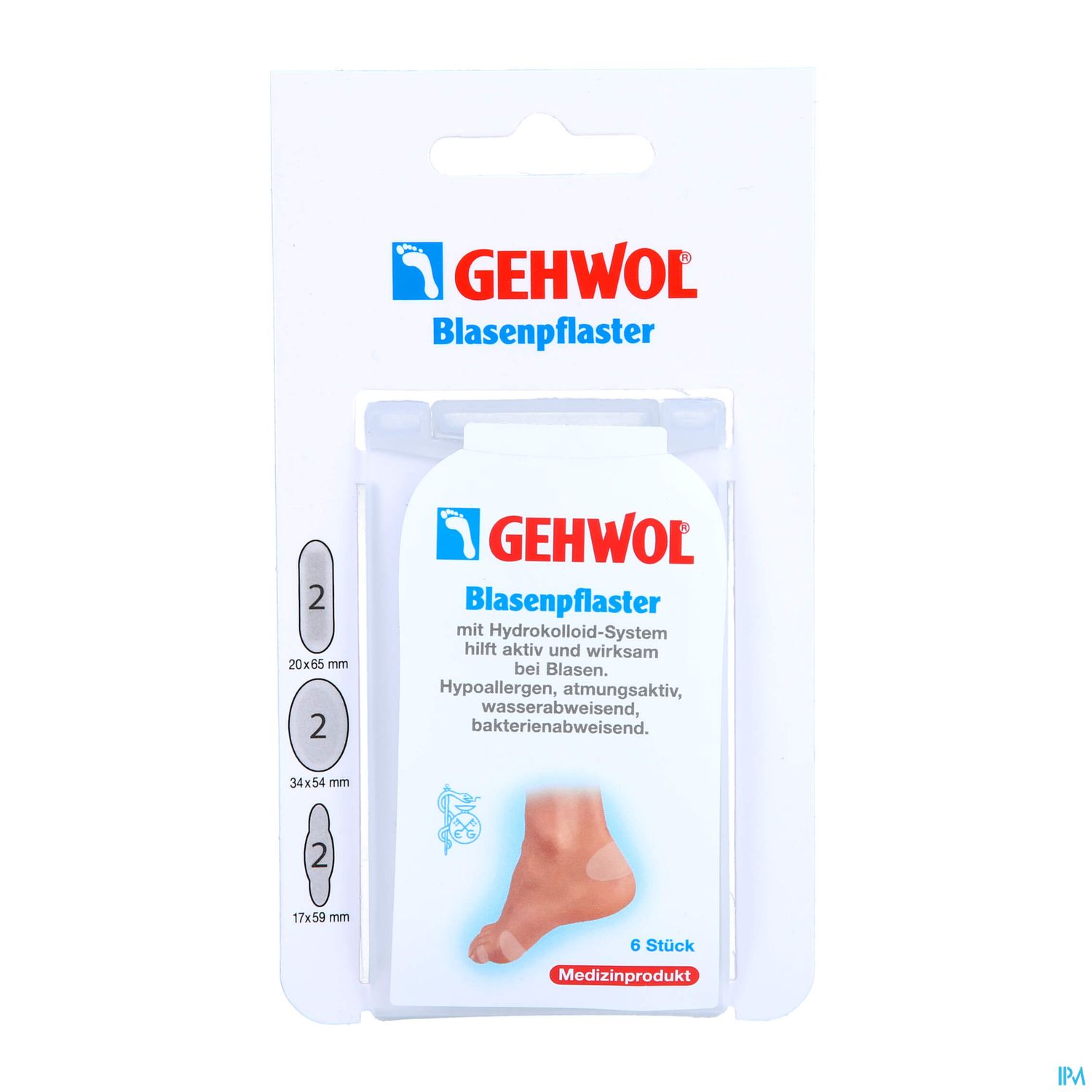 Blasenpflaster Gehwol Mini/klein/mittel Sortiert Je 2stk Nr 64174 6st