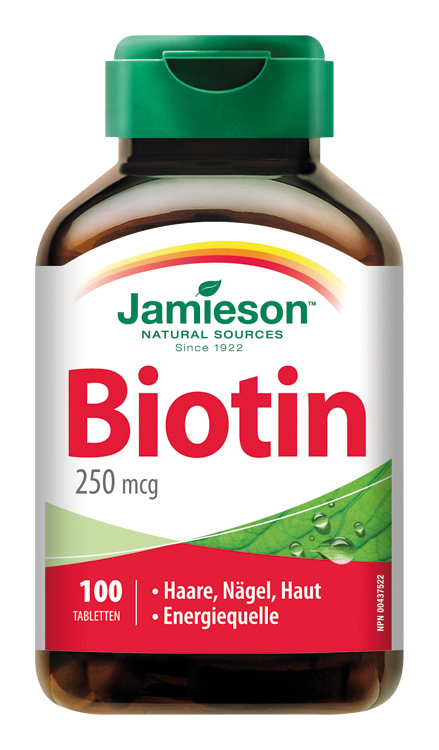 Jamieson Biotin 250 µg  100 Tbl.