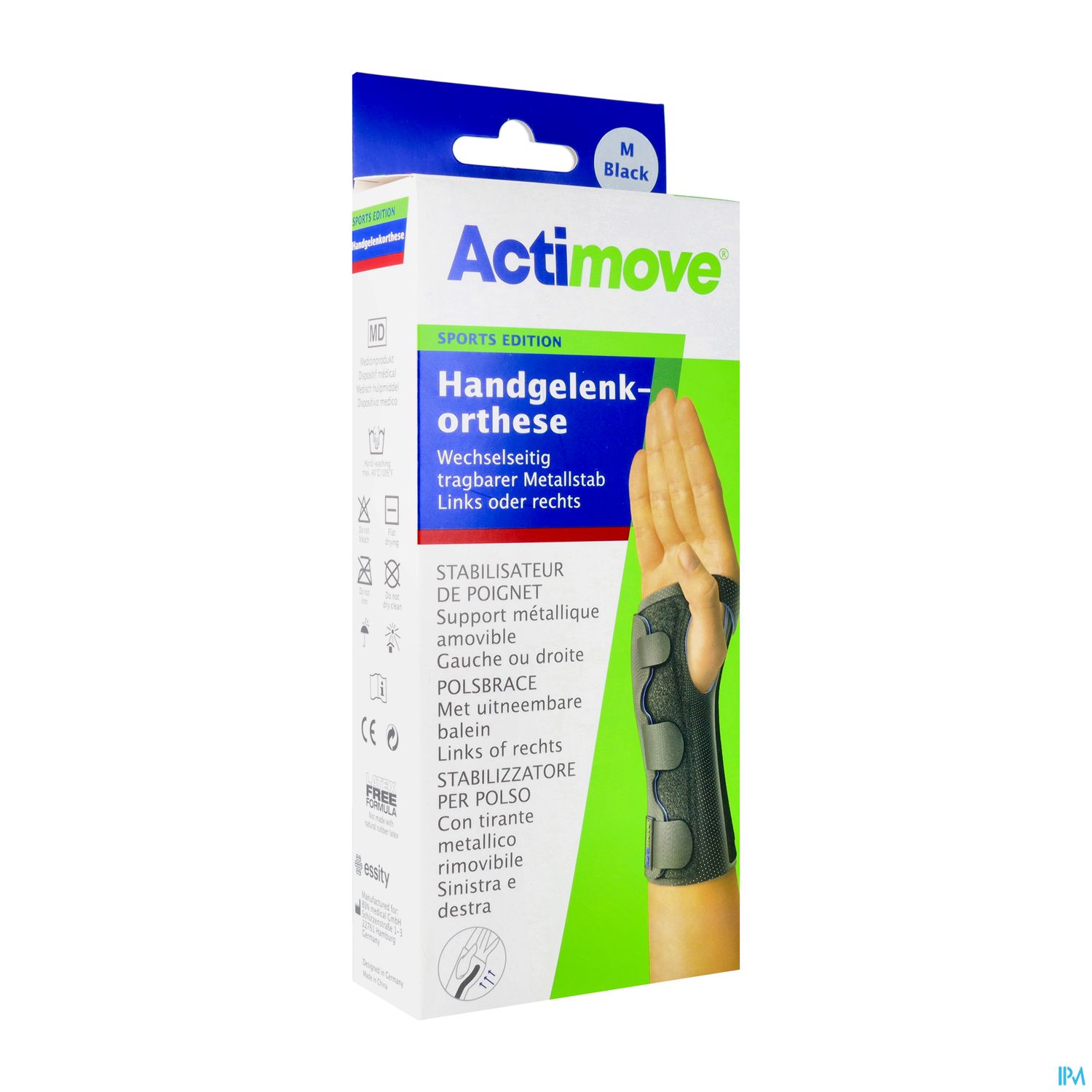 Actimove Sport Handgelenkorthese Gr M 16-19cm 75729 1st