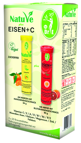 By Dr. E NatuVe + Eisen+ C Brausetabletten