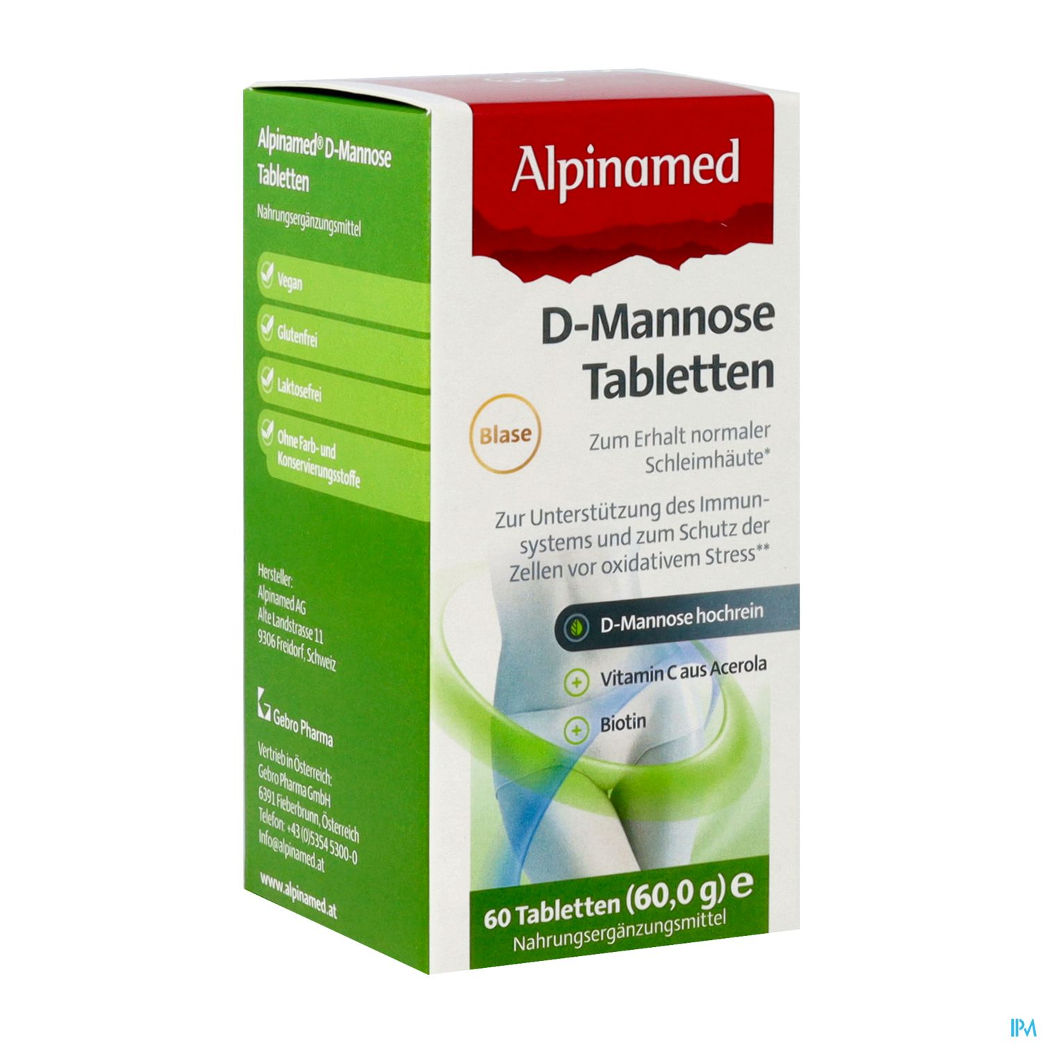 D-mannose Tabl -alpinamed +biotin +vitamin C 60st