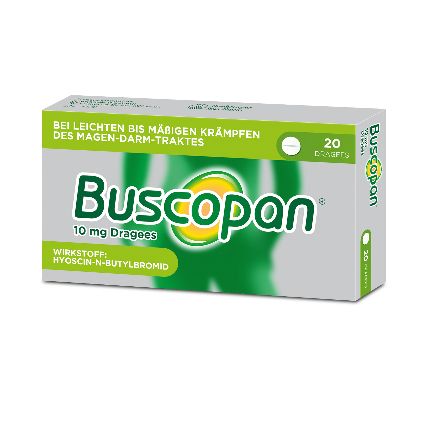 Buscopan® 10 mg – Dragees