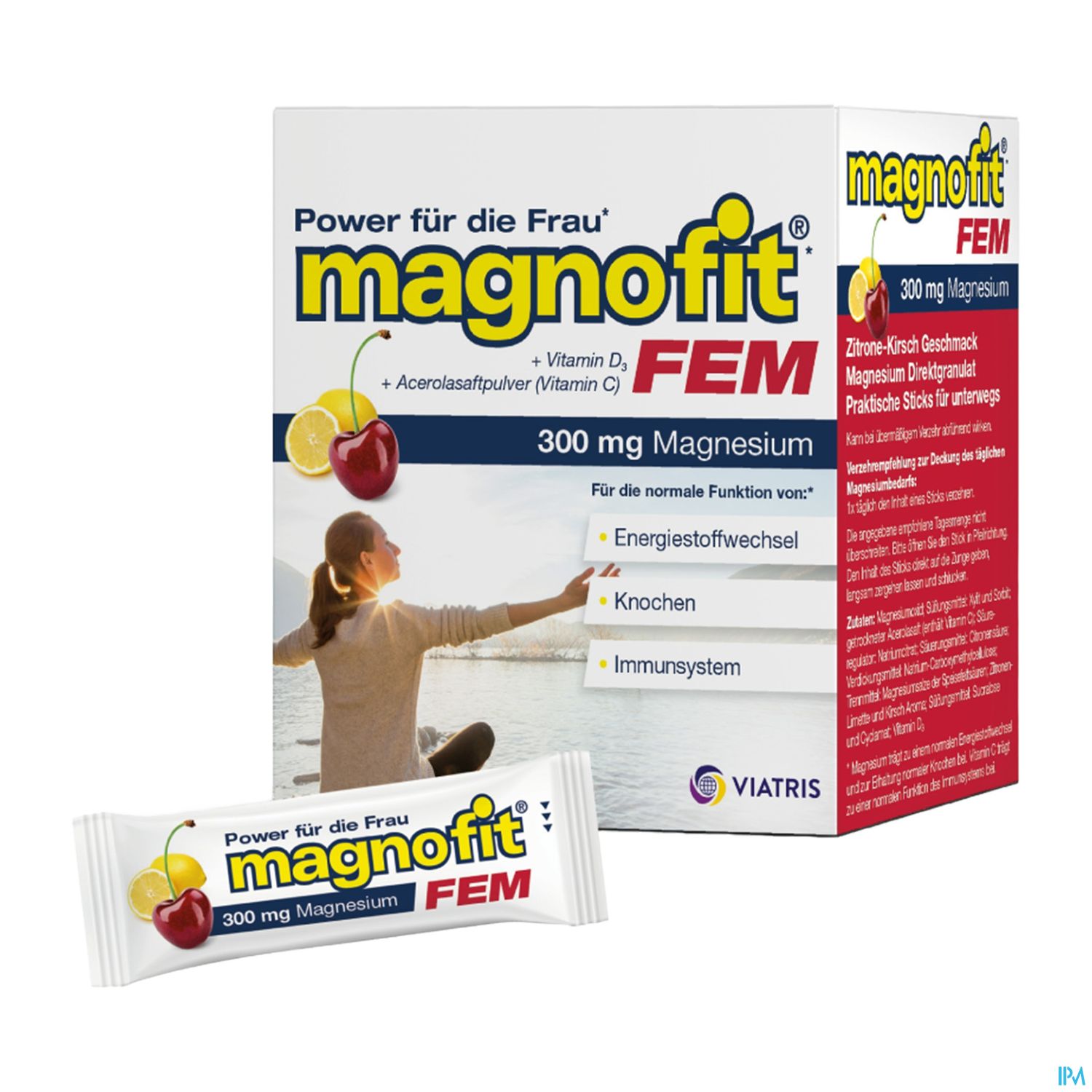 Magnofit Fem 300mg Stick 30st