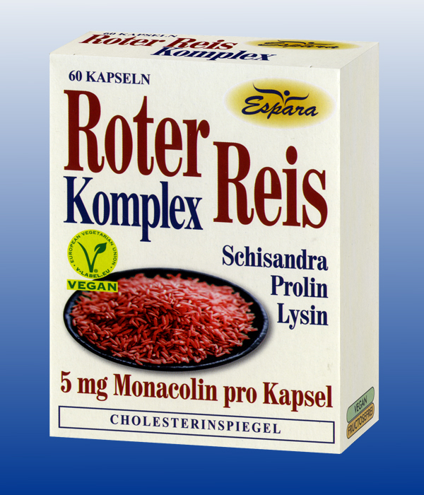 Espara Roter Reis Komplex Kapseln