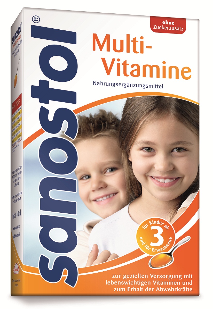 Sanostol® Multi-Vitamine Saft ohne Zucker