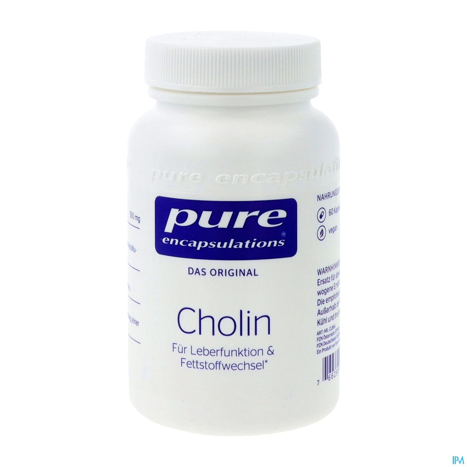 Cholin Kapseln Pure Encapsulations Clb6a 60st