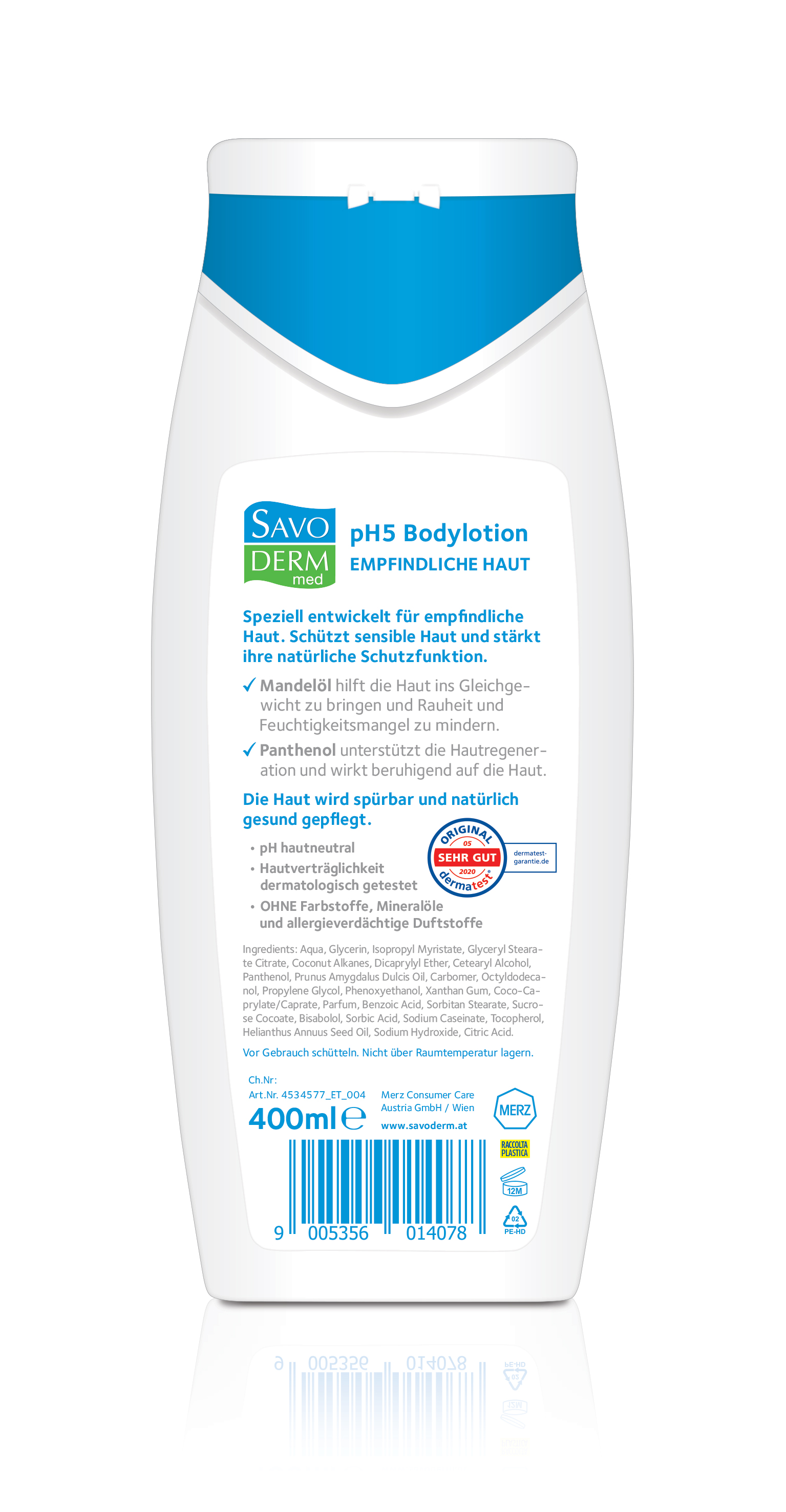 Savoderm med pH5 Bodylotion empfindliche Haut 400 ml