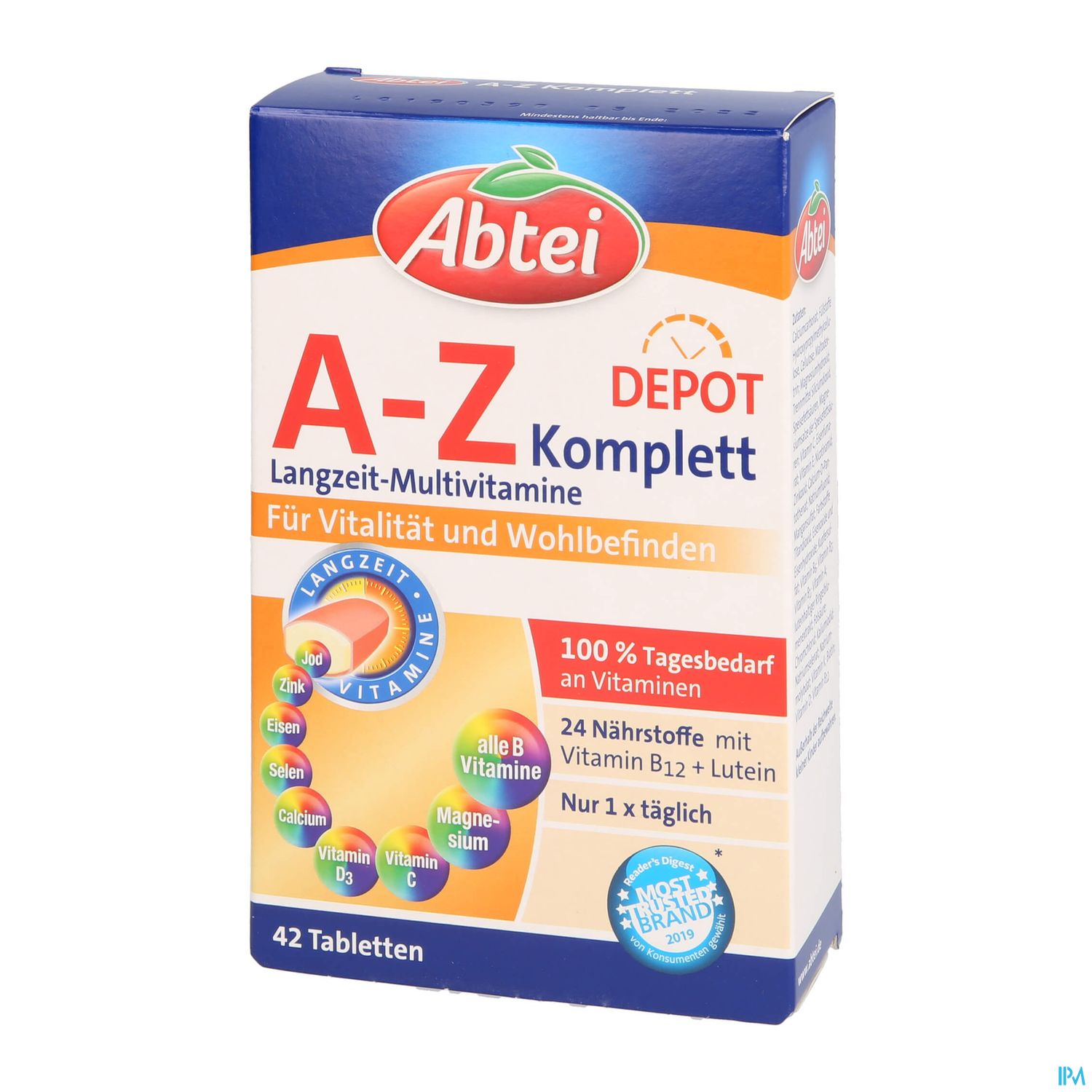 Abtei A-z Komplett Tabl Langzeit-multi- Vitamine 42st