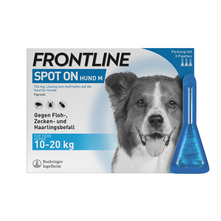 Frontline Spot-on für mittelgroße Hunde