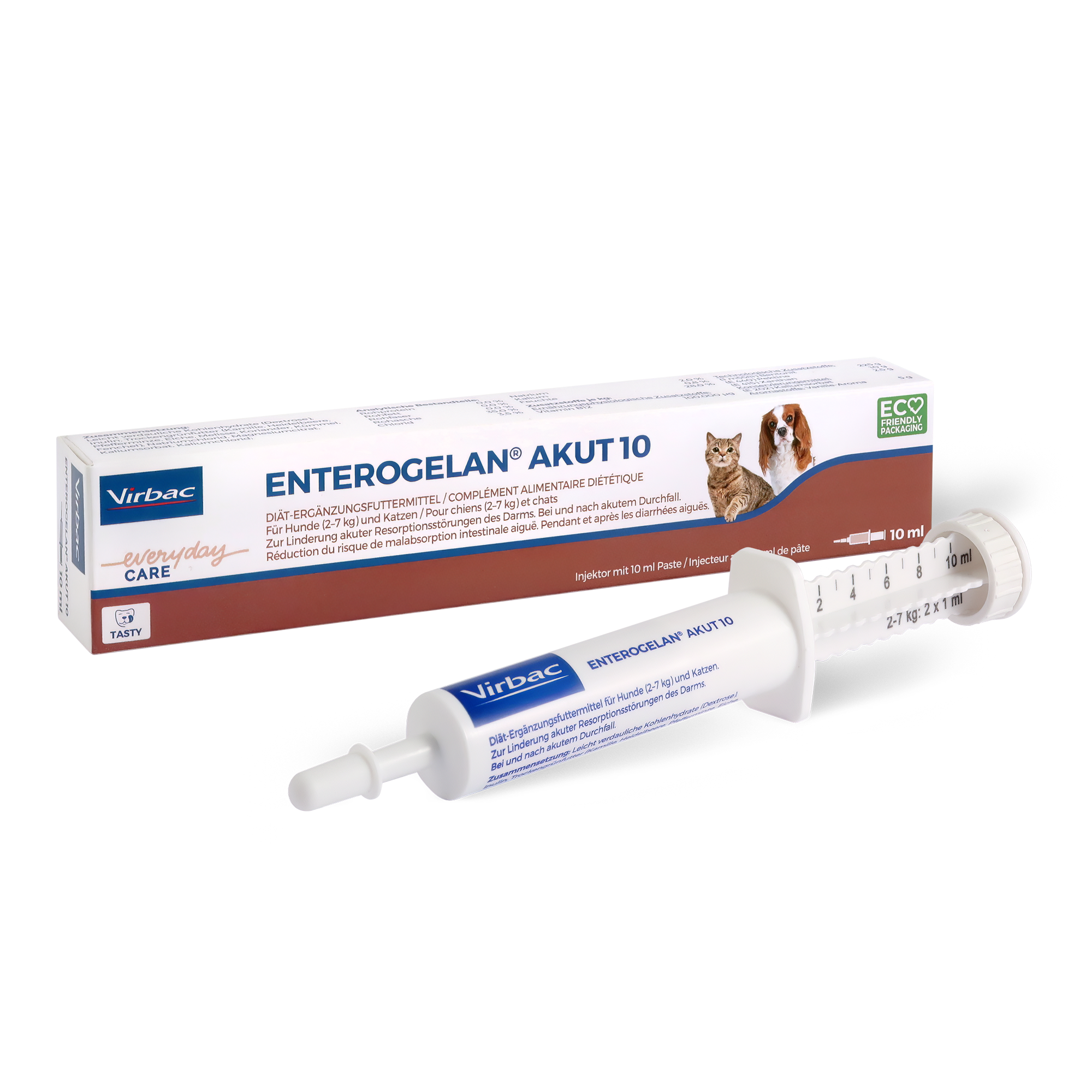 Enterogelan akut 10 für Katzen und kleine Hunde
