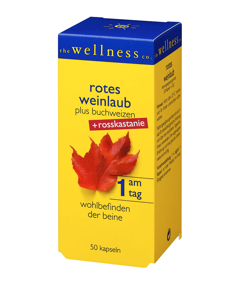 Wellness Rotes Weinlaub