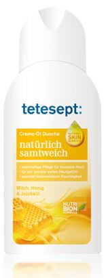 Tetesept Creme-Dusche Natürlich Samtweich 250ml