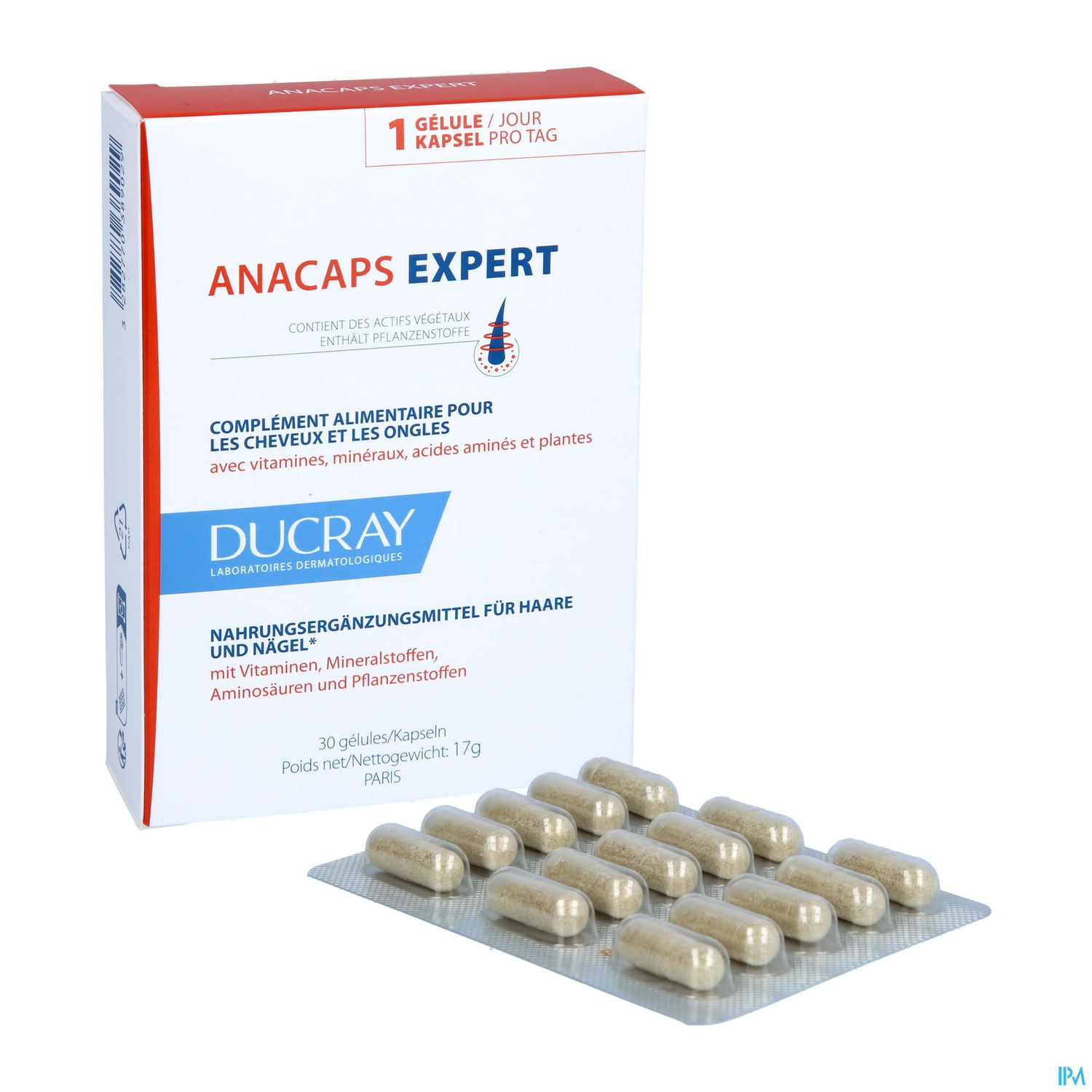 Ducray Anacaps/expert Haarausfall Progressiv 30st