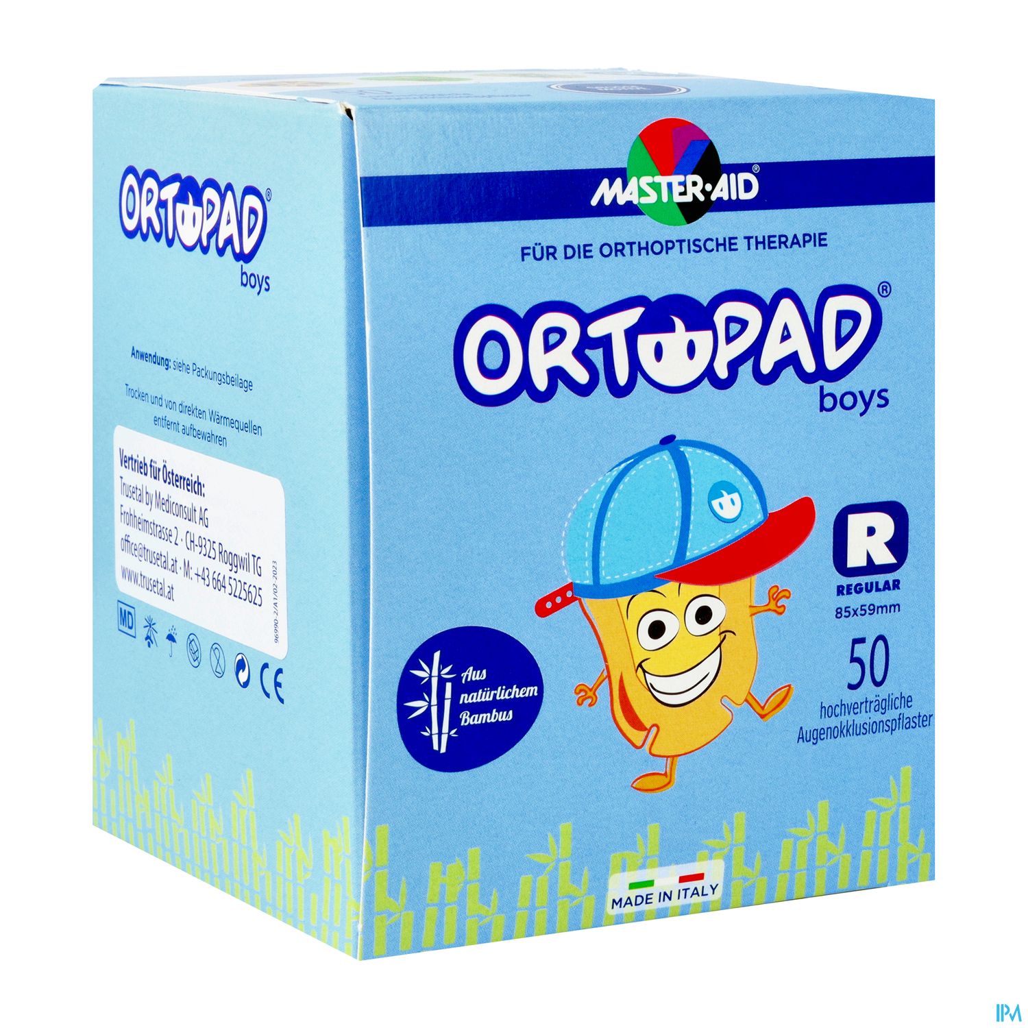 Augenokklusionspflaster Ortopad Regular Boy