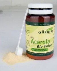 Allcura ACEROLA BIO PULVER (VITAMIN C) 80 G