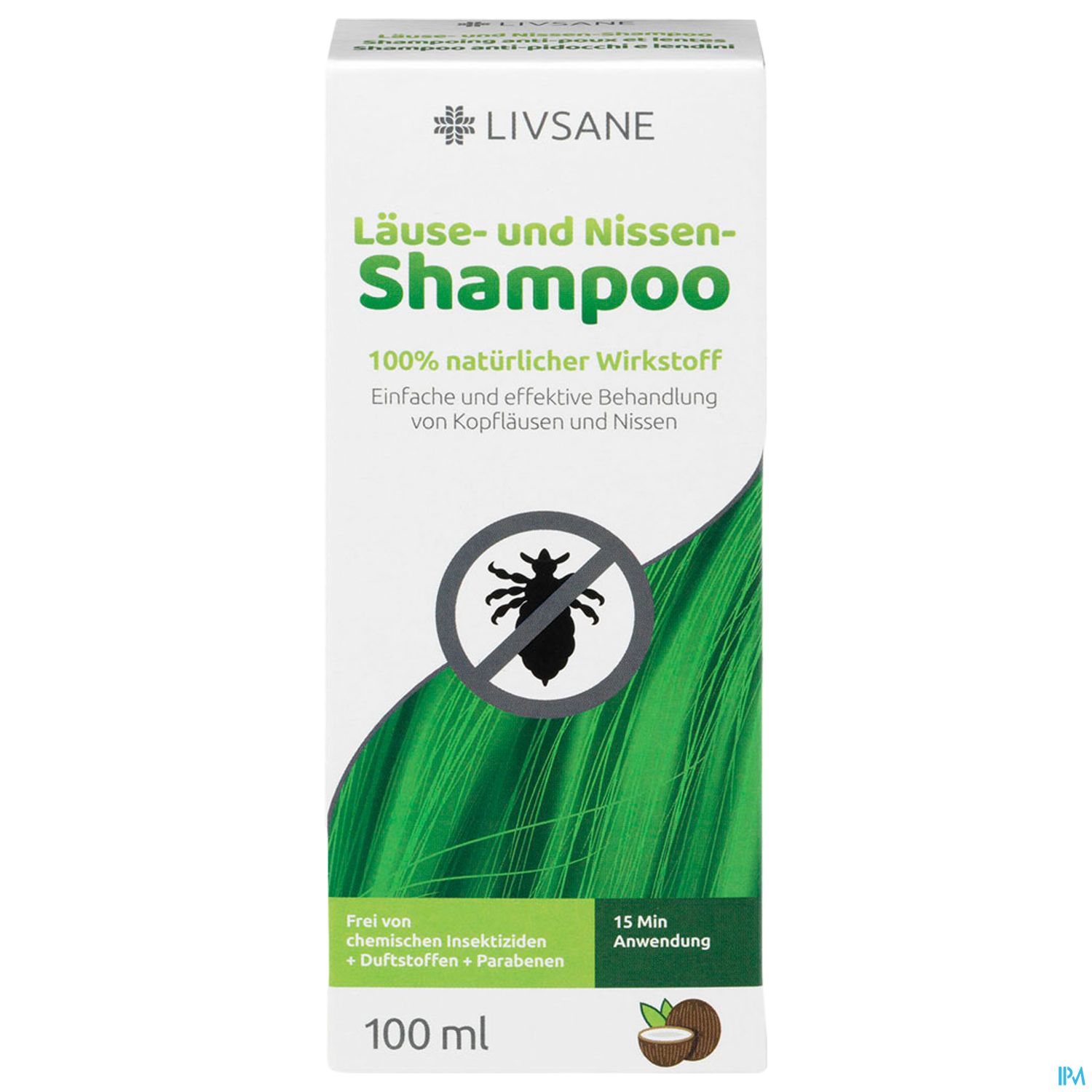 Shampoon Livsane Laeuse +nissen Natürlich 100ml