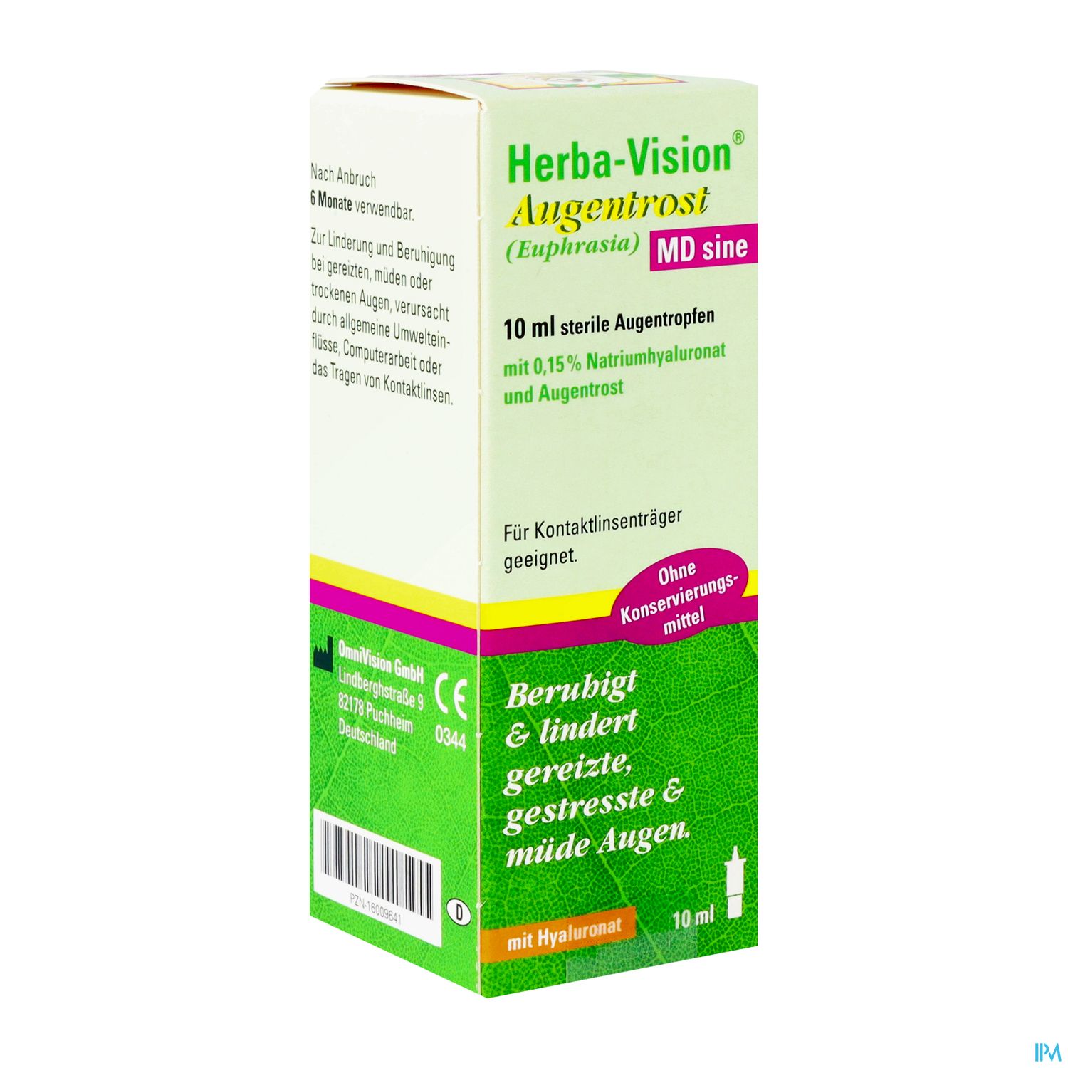 Augentropfen Herba-vision Md Sine 10ml