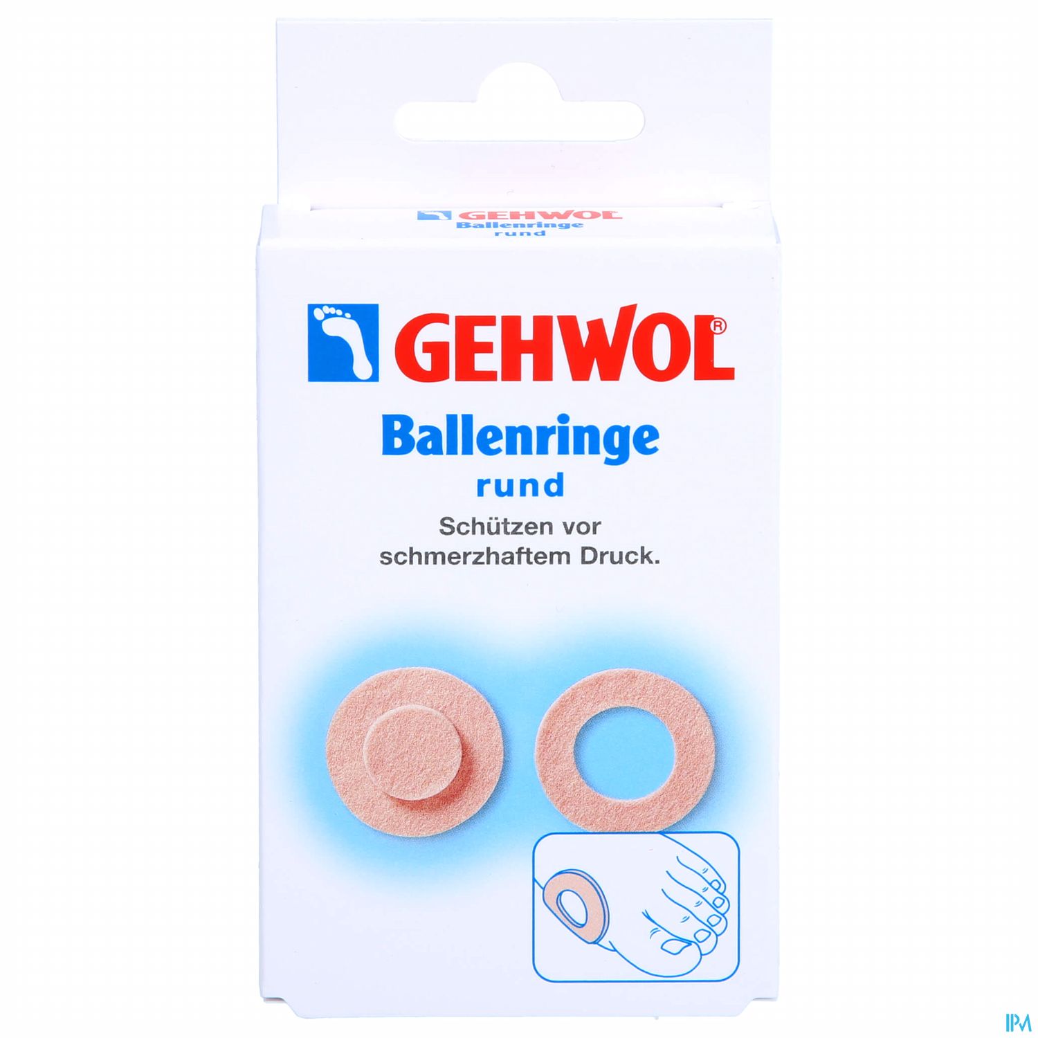 Gehwol Ballenringe Rund Nr 64153 6st