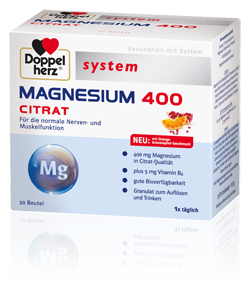 Doppelherz system Magnesium 400 Citrat