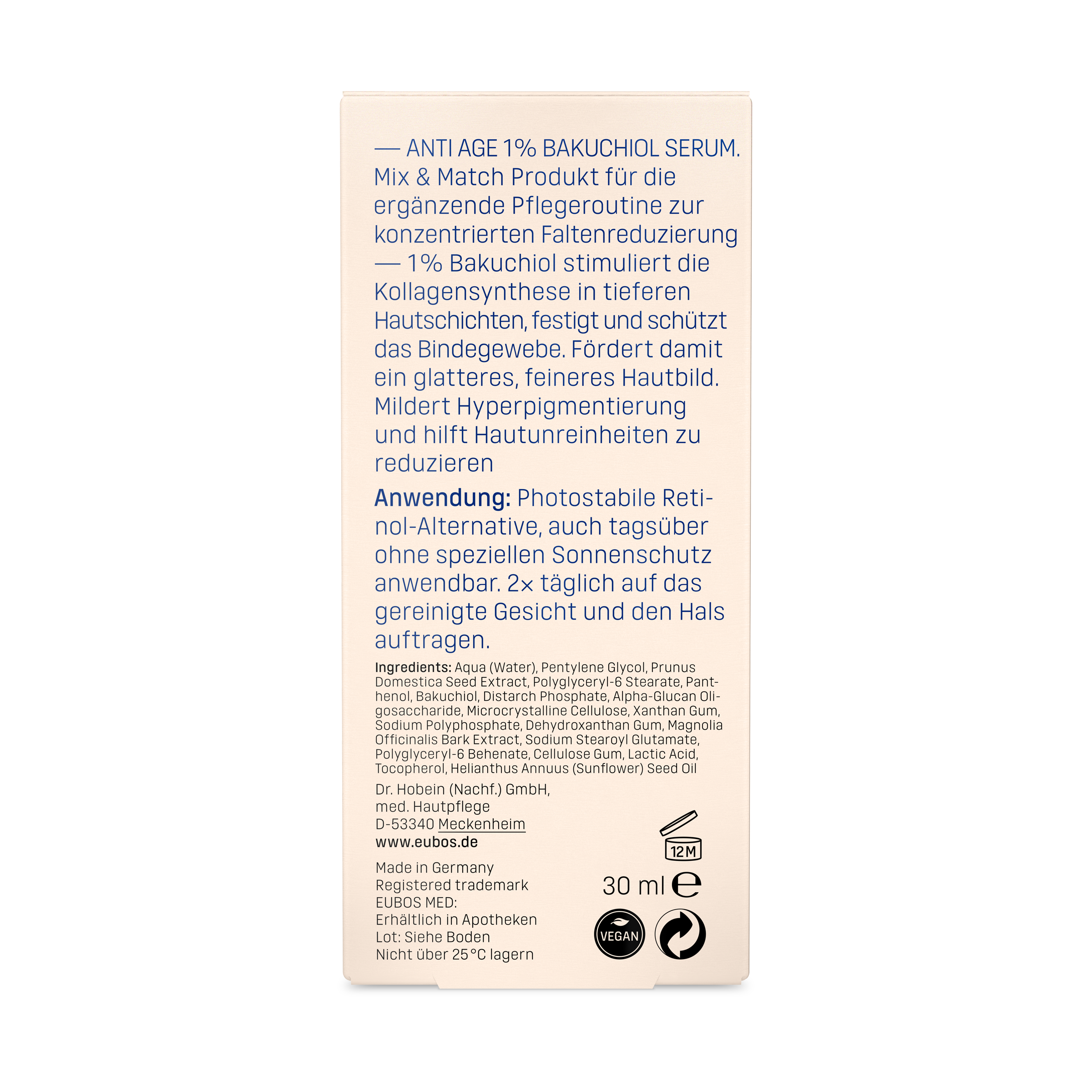 Eubos Bakuchiol Serum 30ml