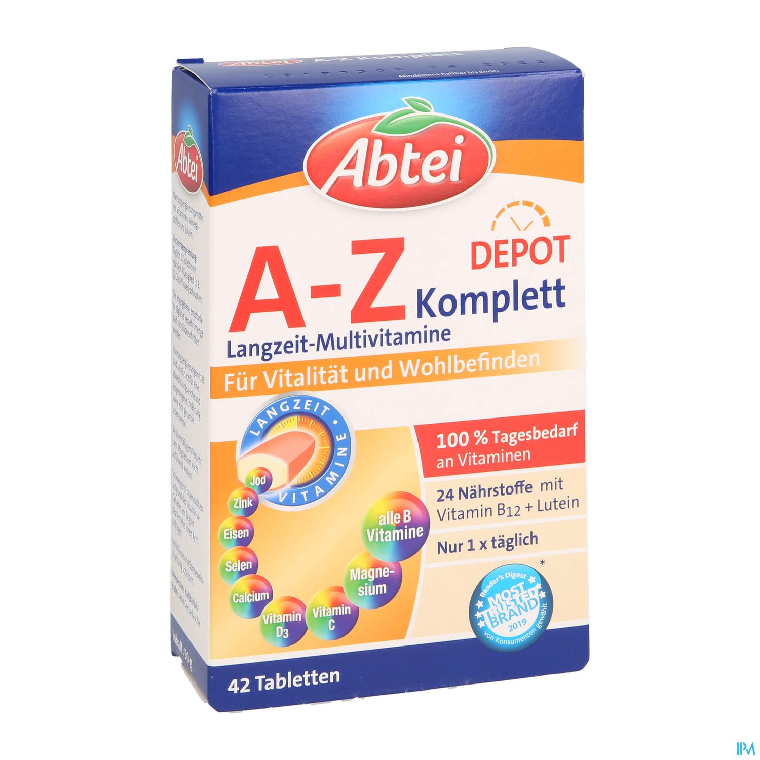 Abtei A-z Komplett Tabl Langzeit-multi- Vitamine 42st