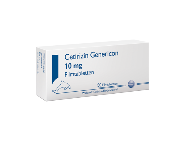 Cetirizin Genericon 10mg Filmtabletten