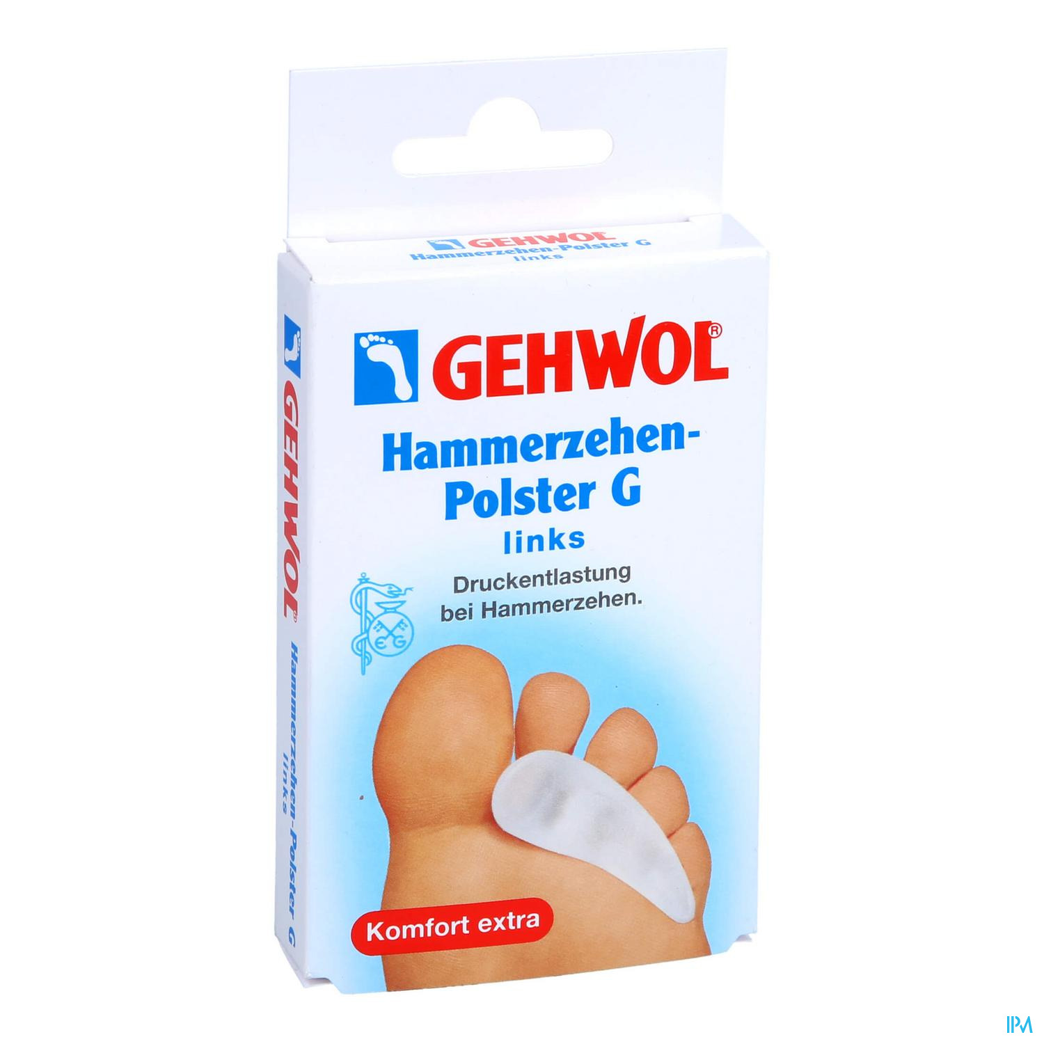 Gehwol Hammerzehenpolster G links