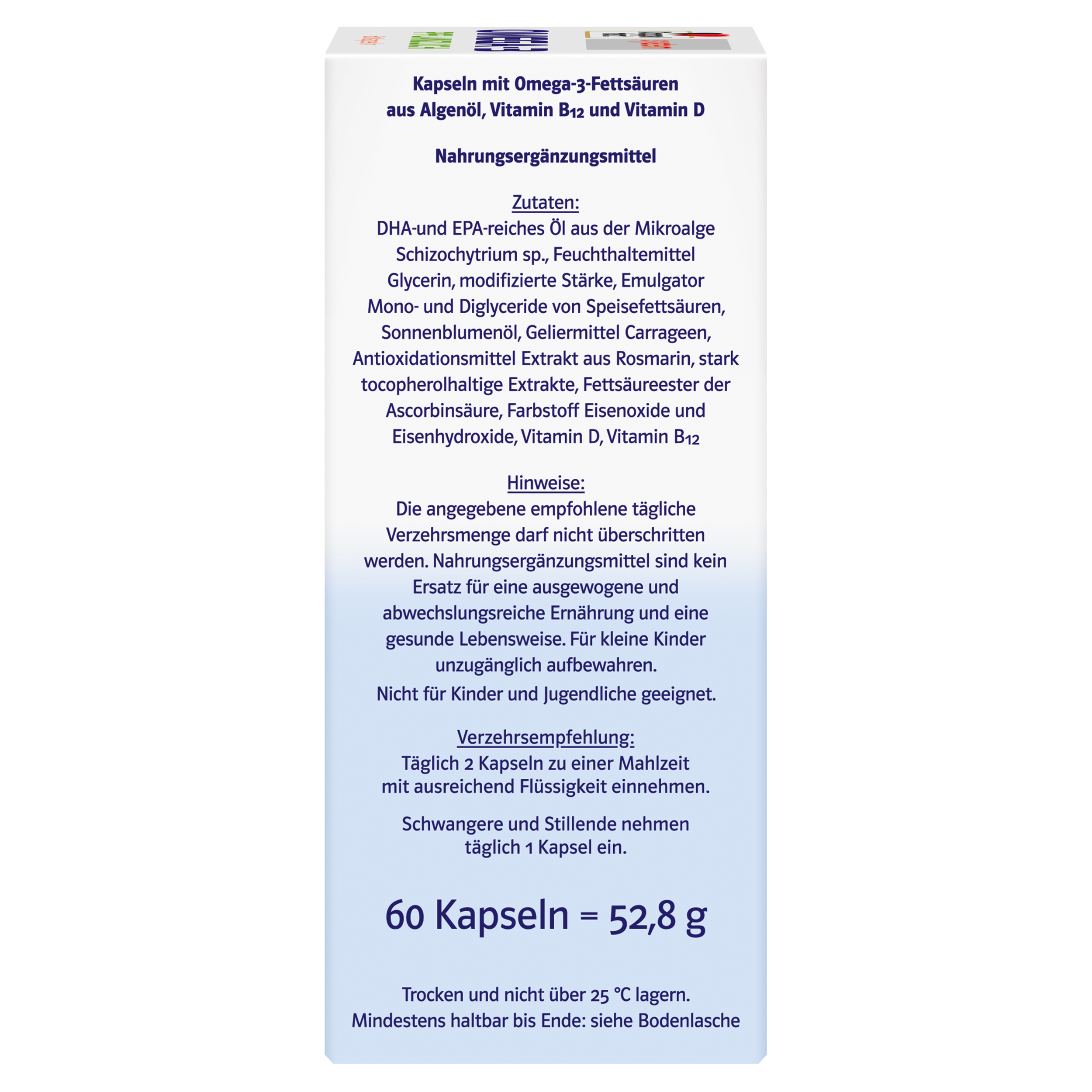 Doppelherz system OMEGA-3 PFLANZLICH Herzfunktion + Immunsystem