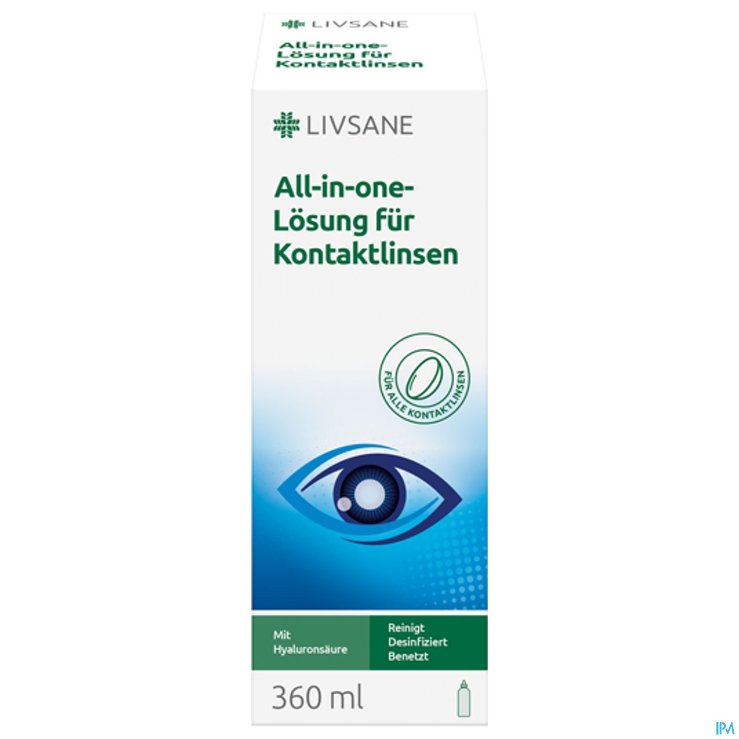 Livsane All-in-One Lösung Kontaktlinsen 360ML