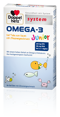 Doppelherz system Omega 3 Junior Gel Tabs 60 Tabs