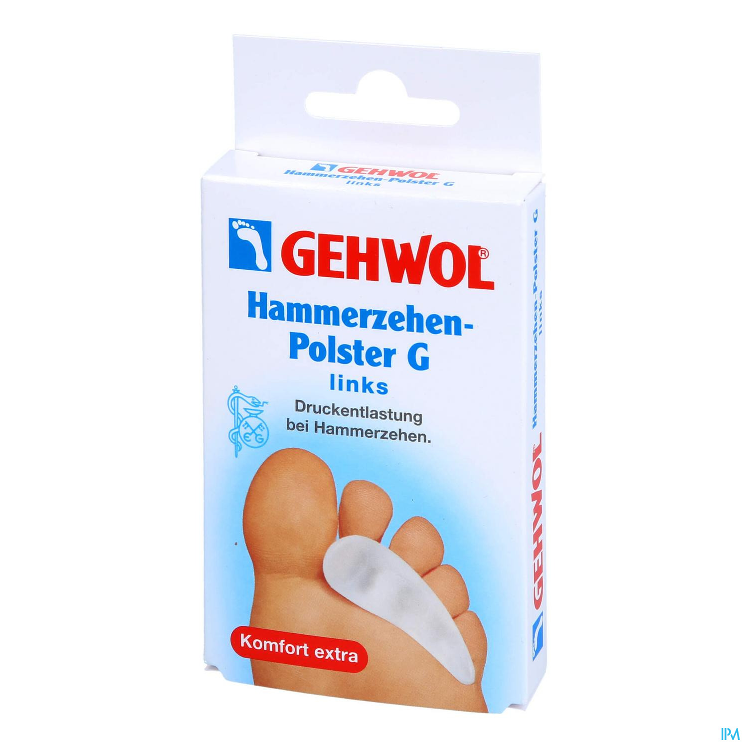 Gehwol Hammerzehenpolster G links