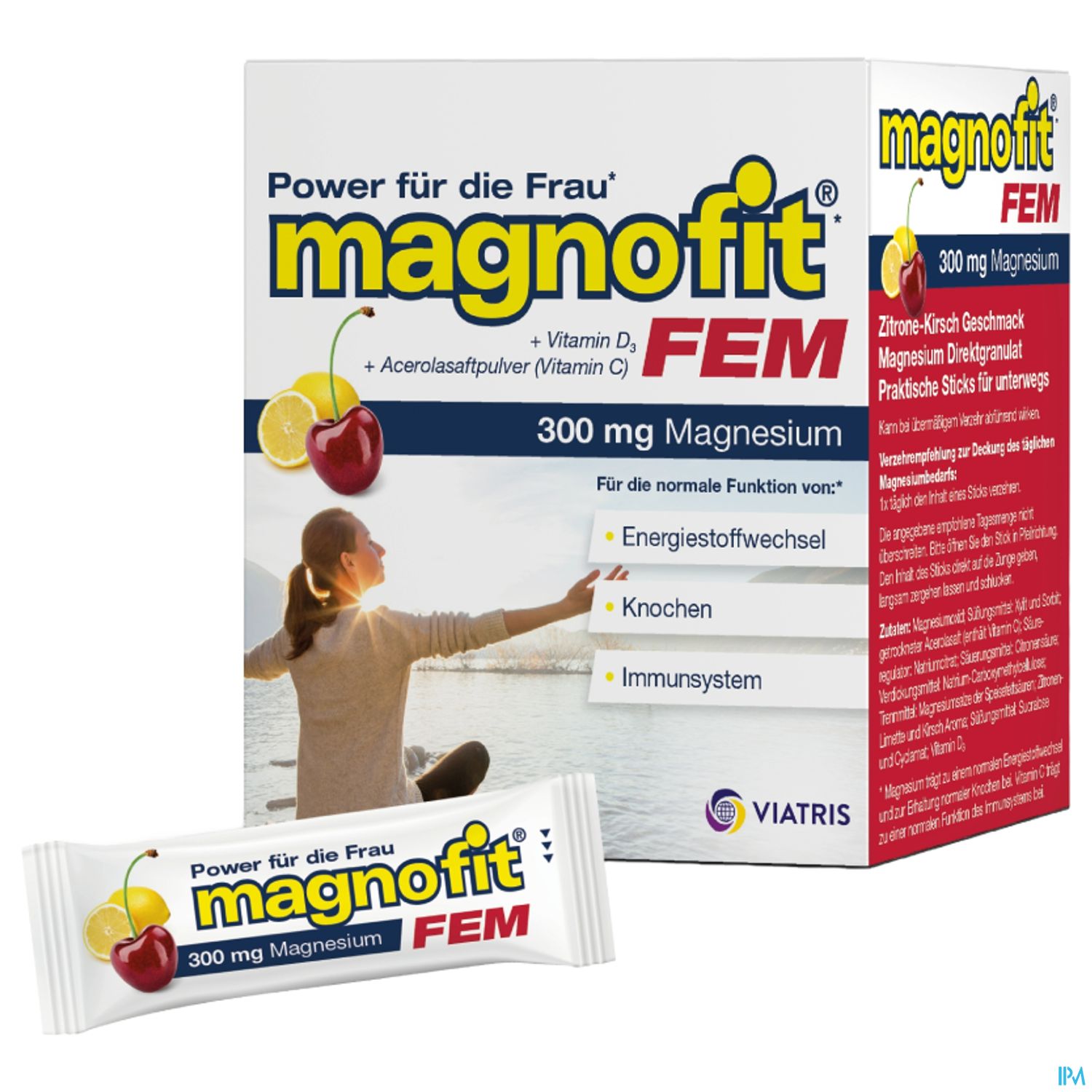 Magnofit Fem 300mg Stick 30st